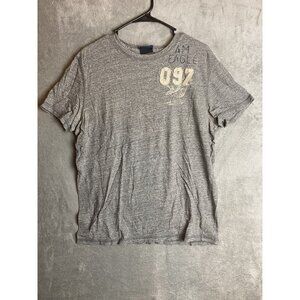 American Eagle Outfitters Mens Large Athletic Fit Gray Tshirt